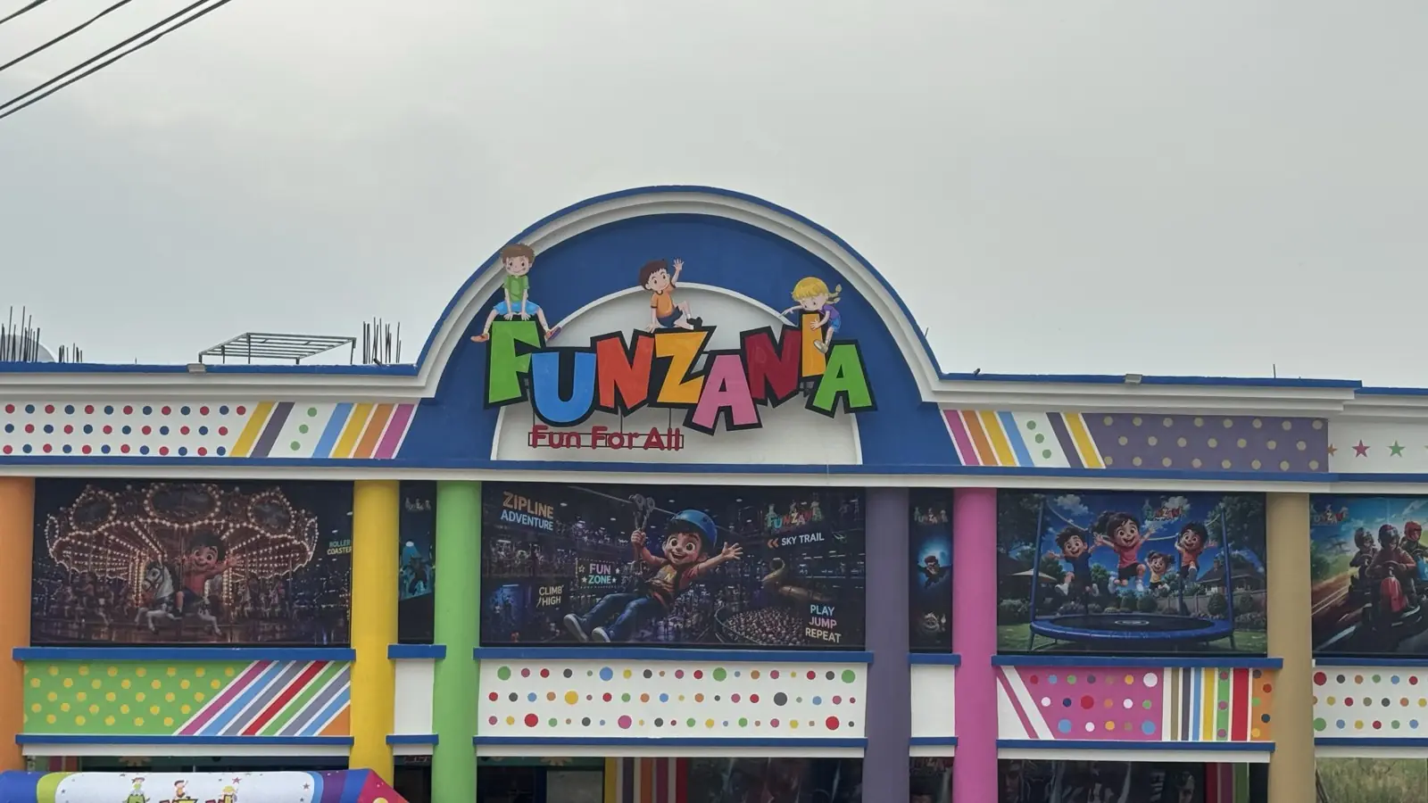 Funzania storefront facade at Mall of Swat
